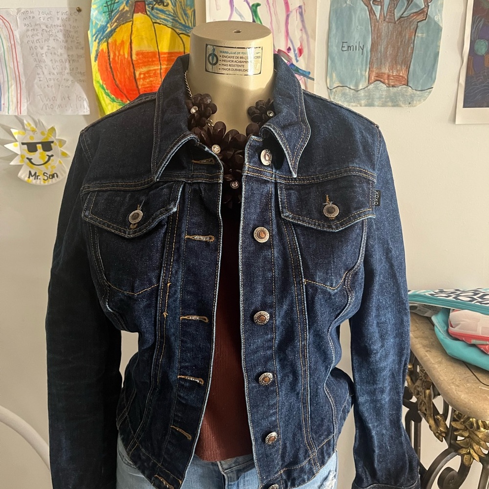 XOXO Dark Blue Jean Jacket